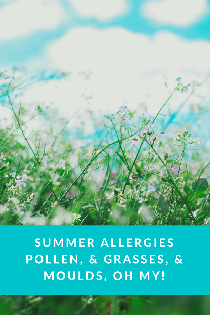 Summer Allergies: Pollen, & Grasses, & Moulds, Oh My!